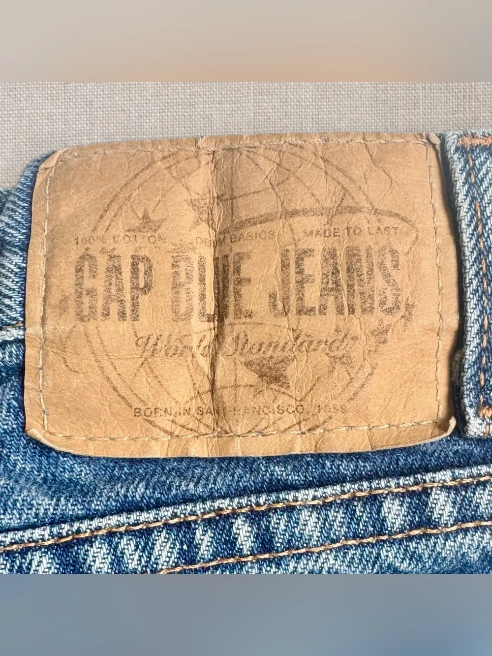 Vintage 90s Gap Blue Jeans Loose Fit Medium Wash Boys 10 Fits Women XXS 23x25.5